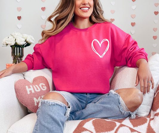 Heart Pocket Sweatshirt