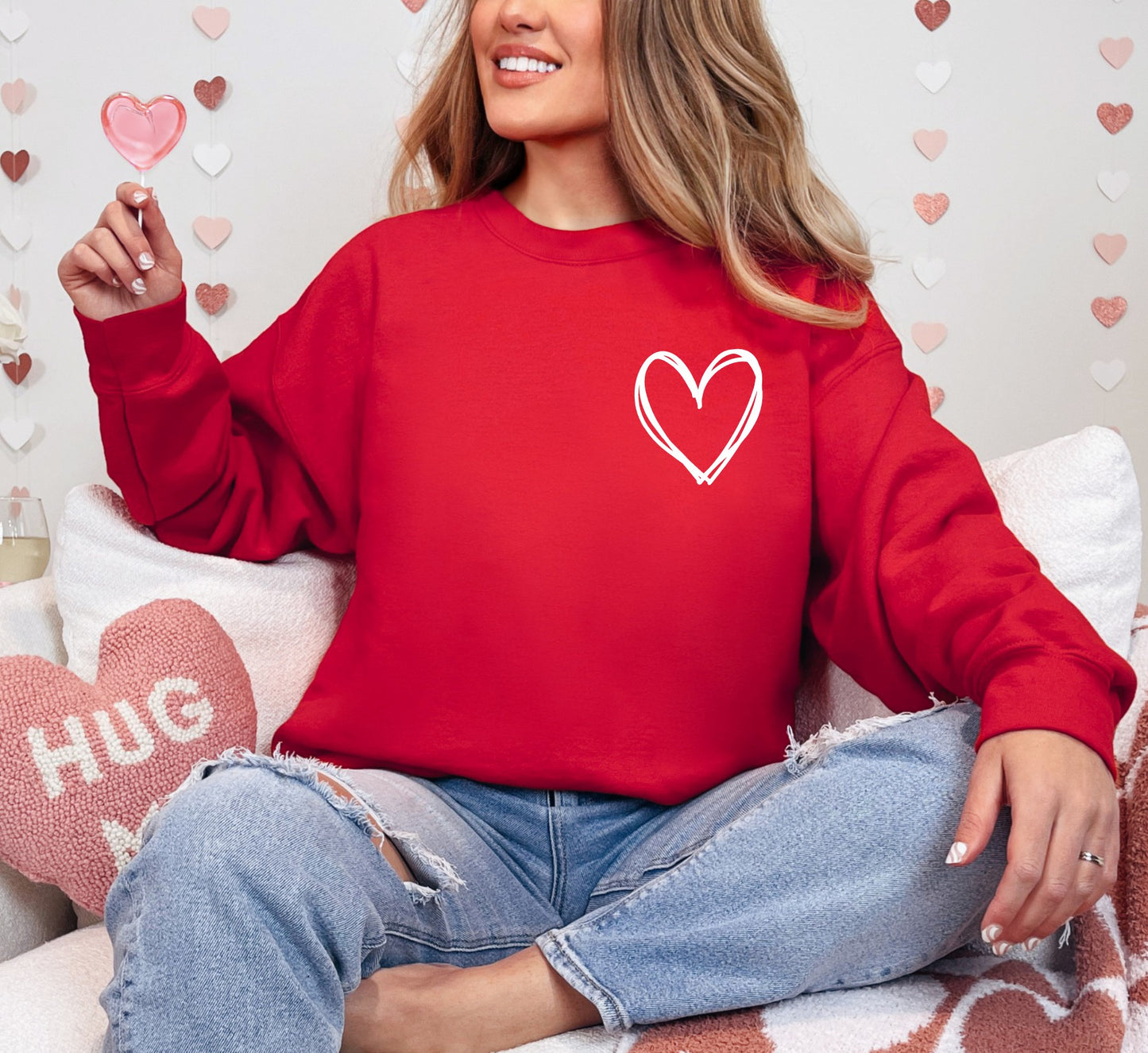 Heart Pocket Sweatshirt