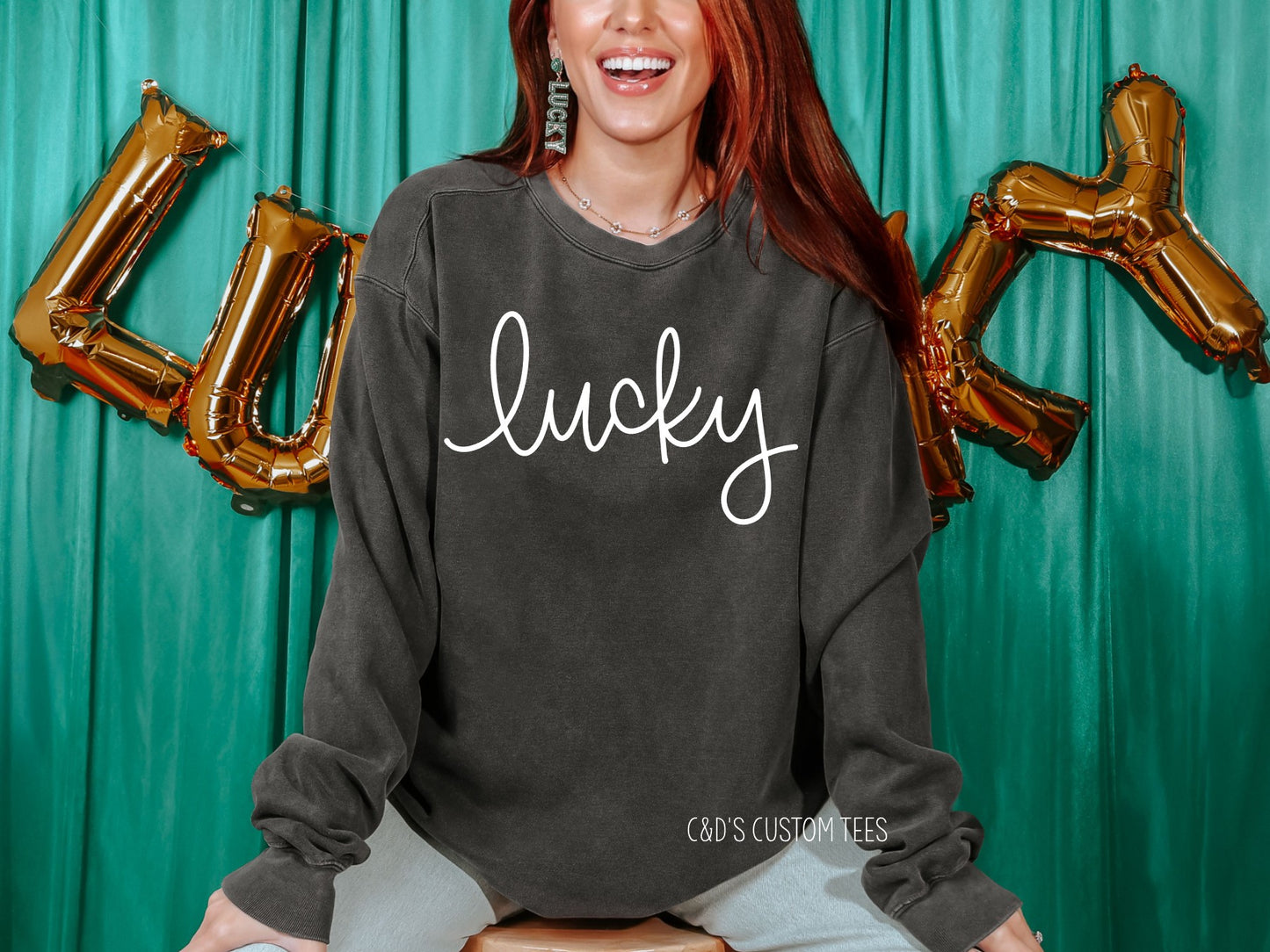 Lucky Comfort Color Sweatshirt