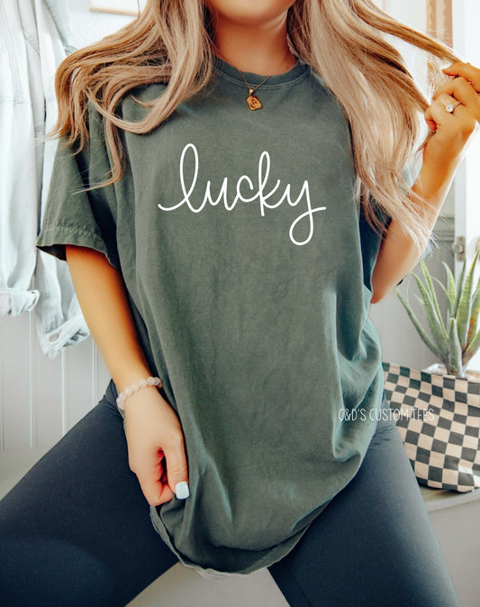 Lukcy Comfort Color Tee