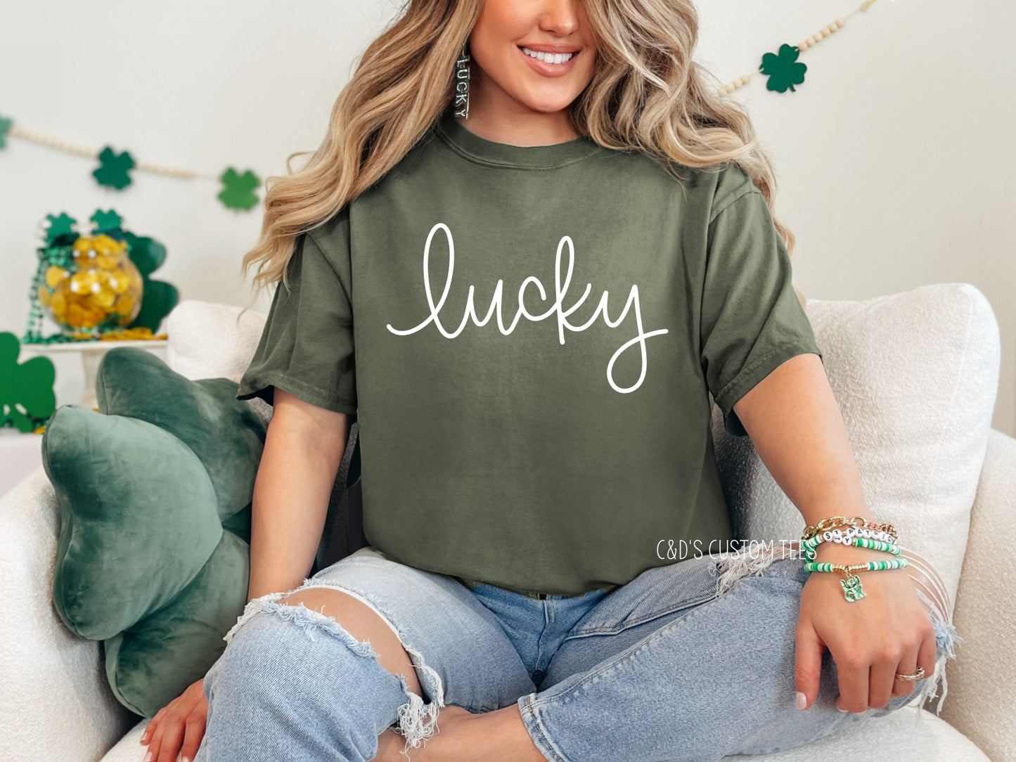 Lukcy Comfort Color Tee