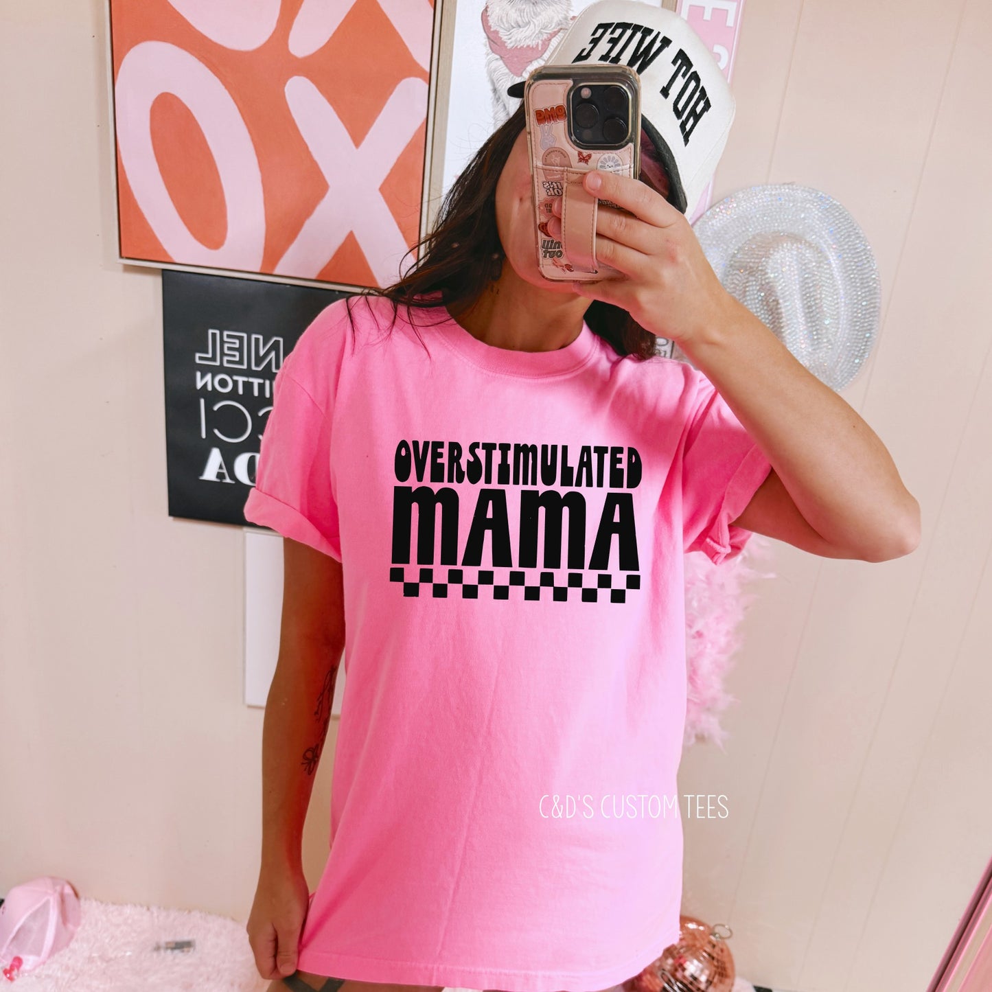 Overstimulated Mama Comfort Color Tee