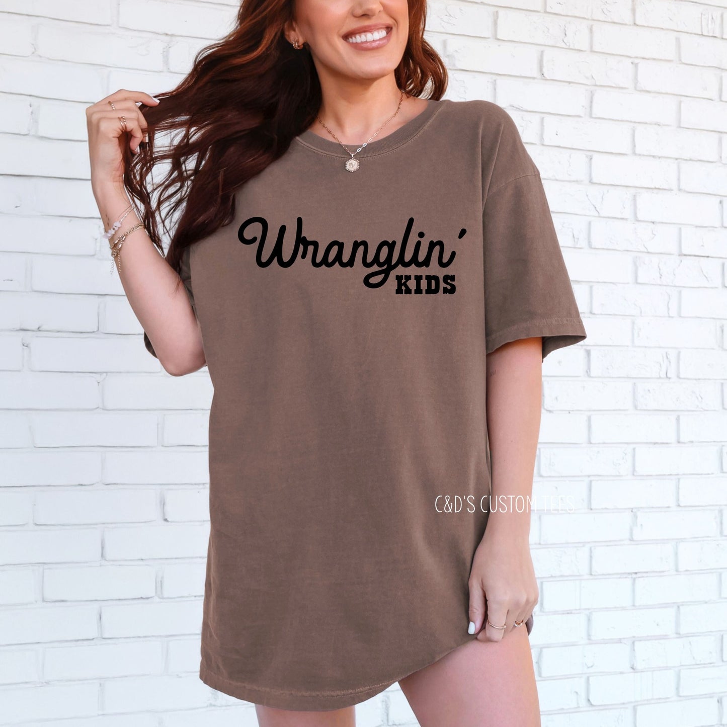 Wranglin Kids Comfort Color Tee