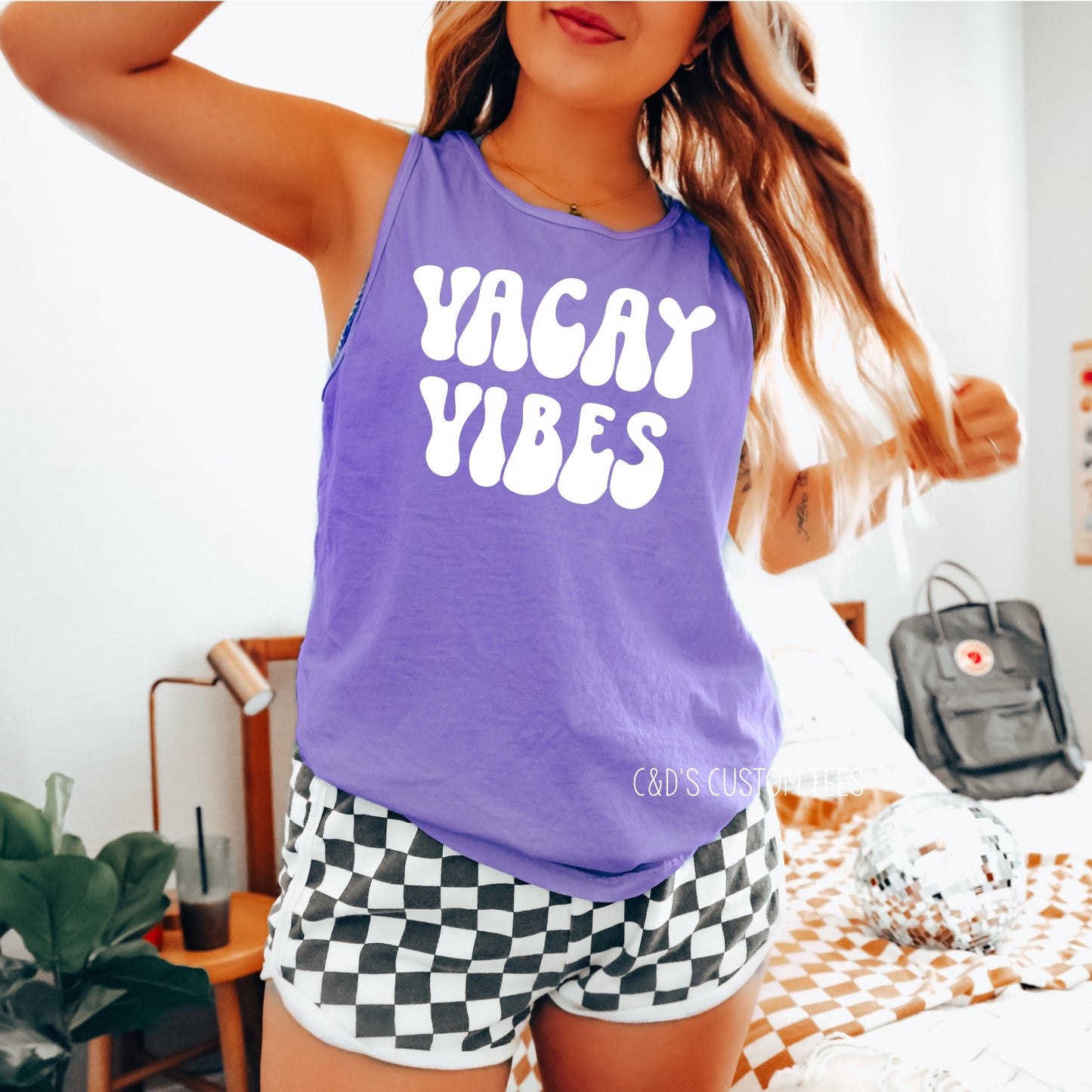 Vacay Vibes Comfort Color Tank Top