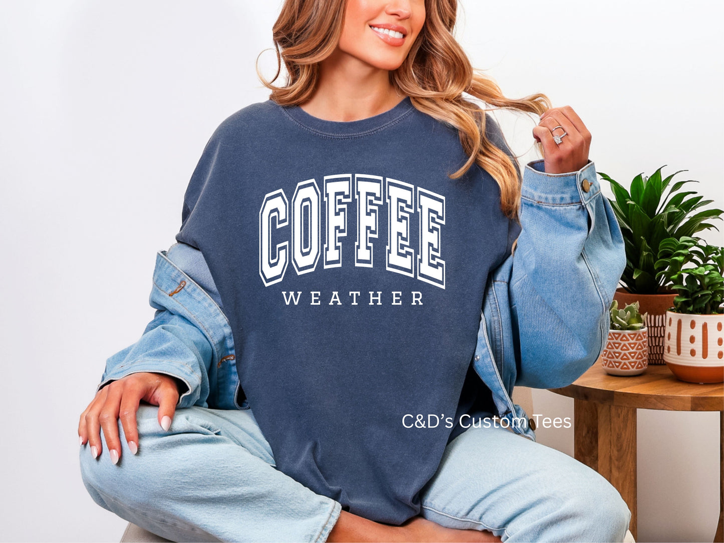 Coffee Weather Comfort Color Tee