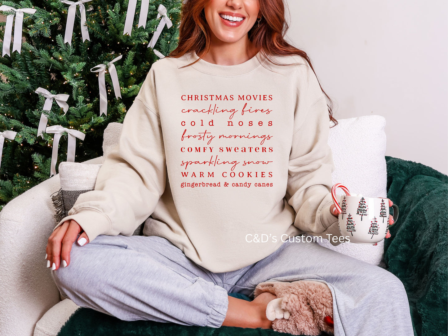 Christmas Words Sweatshirt