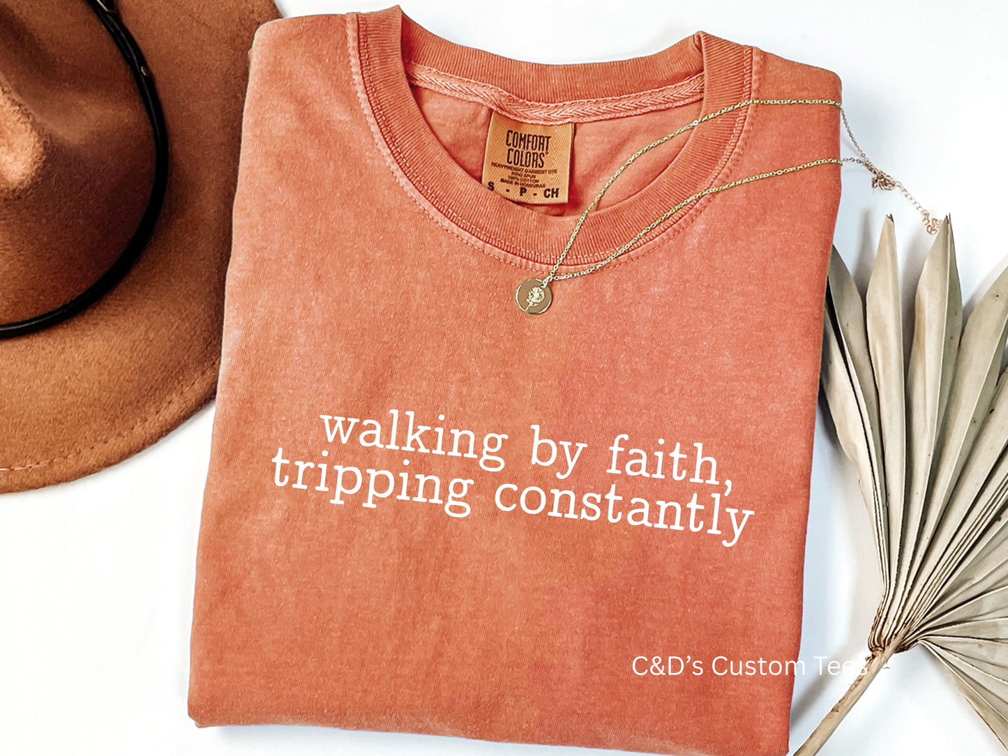 Walking By Faith Comfort Color Tee