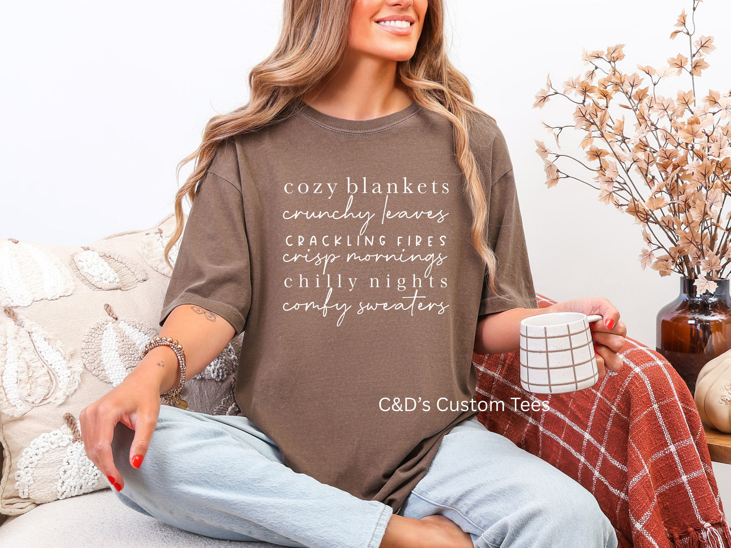 Cozy Blankets List Comfort Color Tee