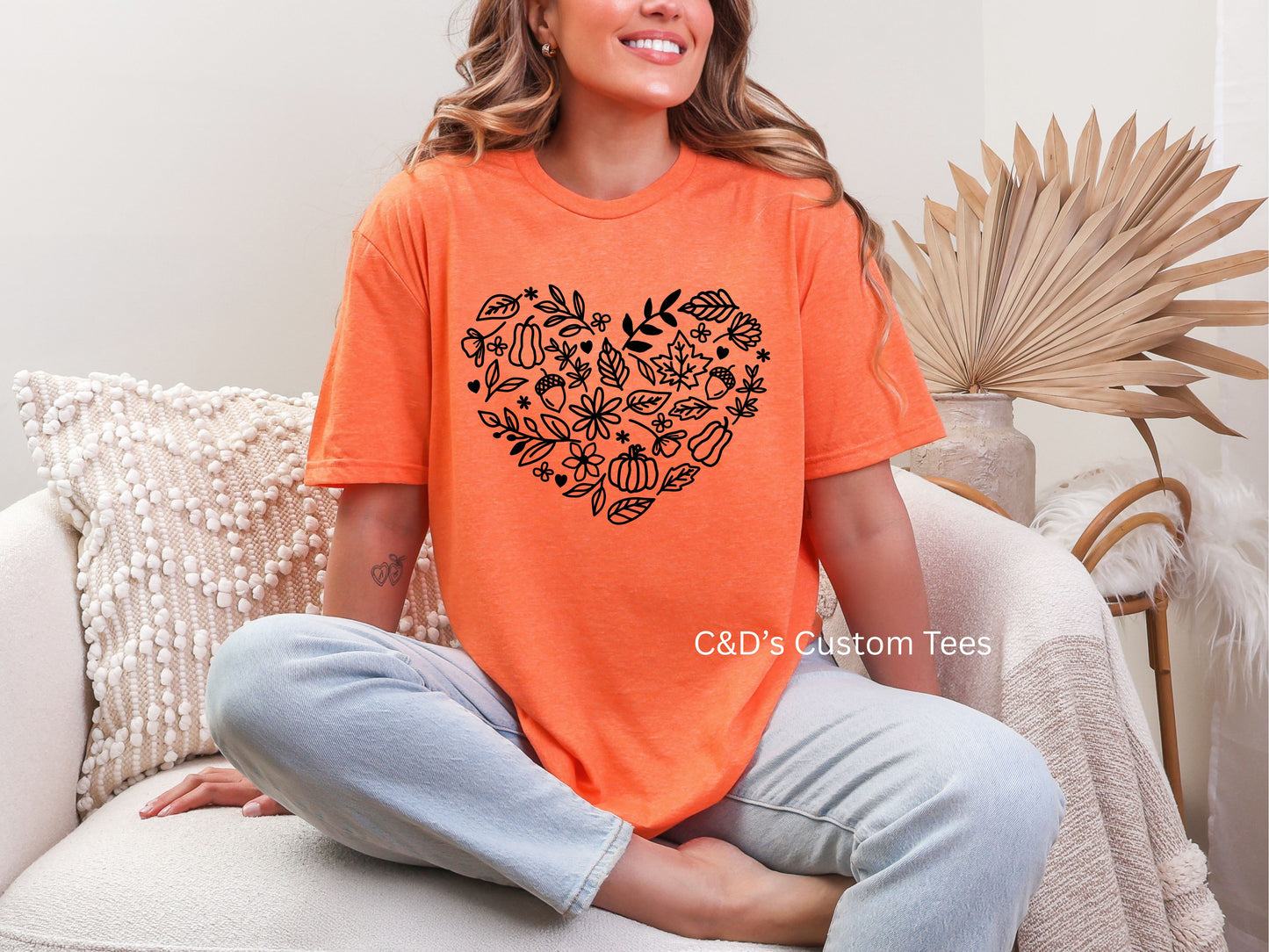 Fall Heart Graphic Tee