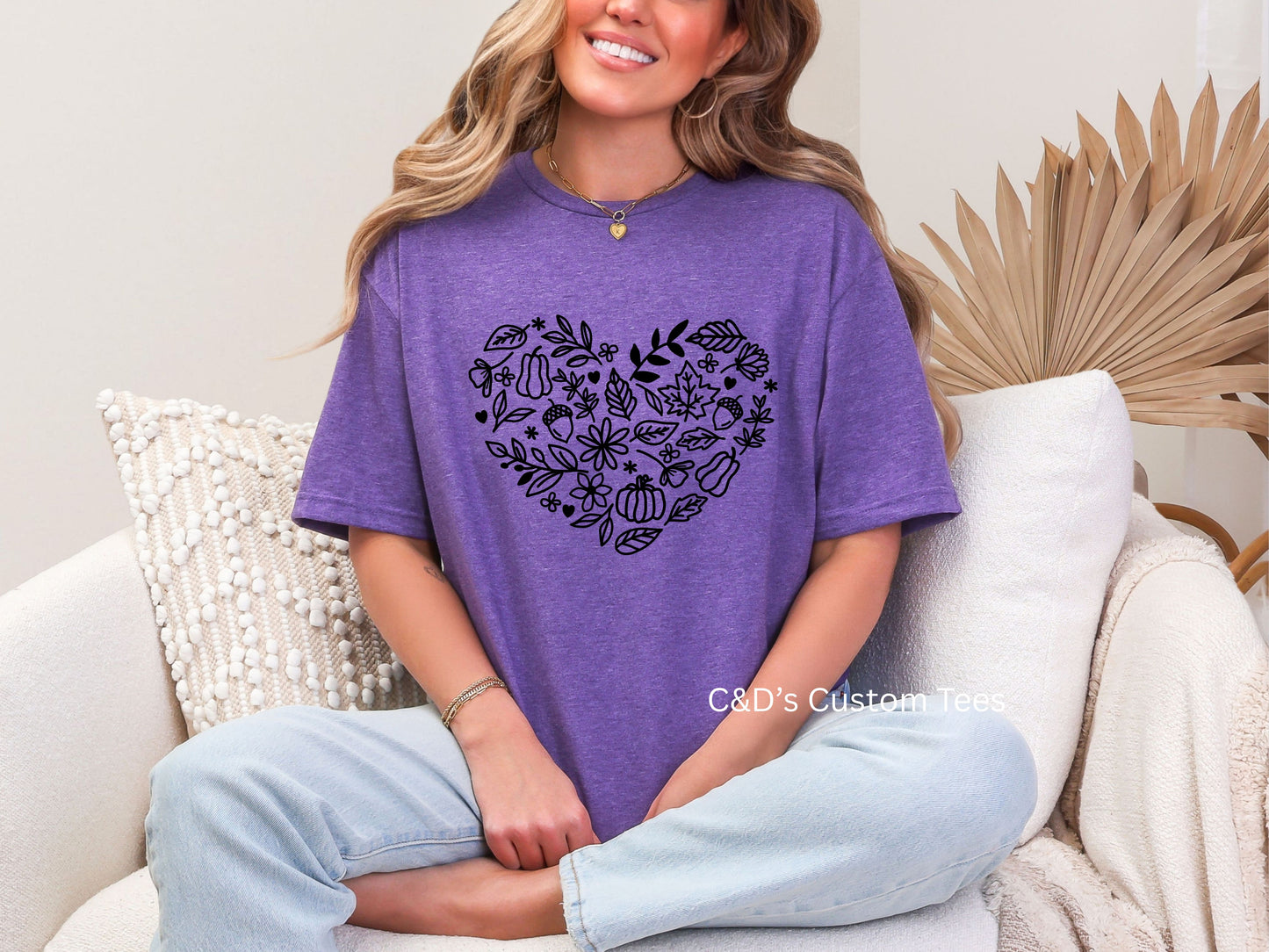 Fall Heart Graphic Tee
