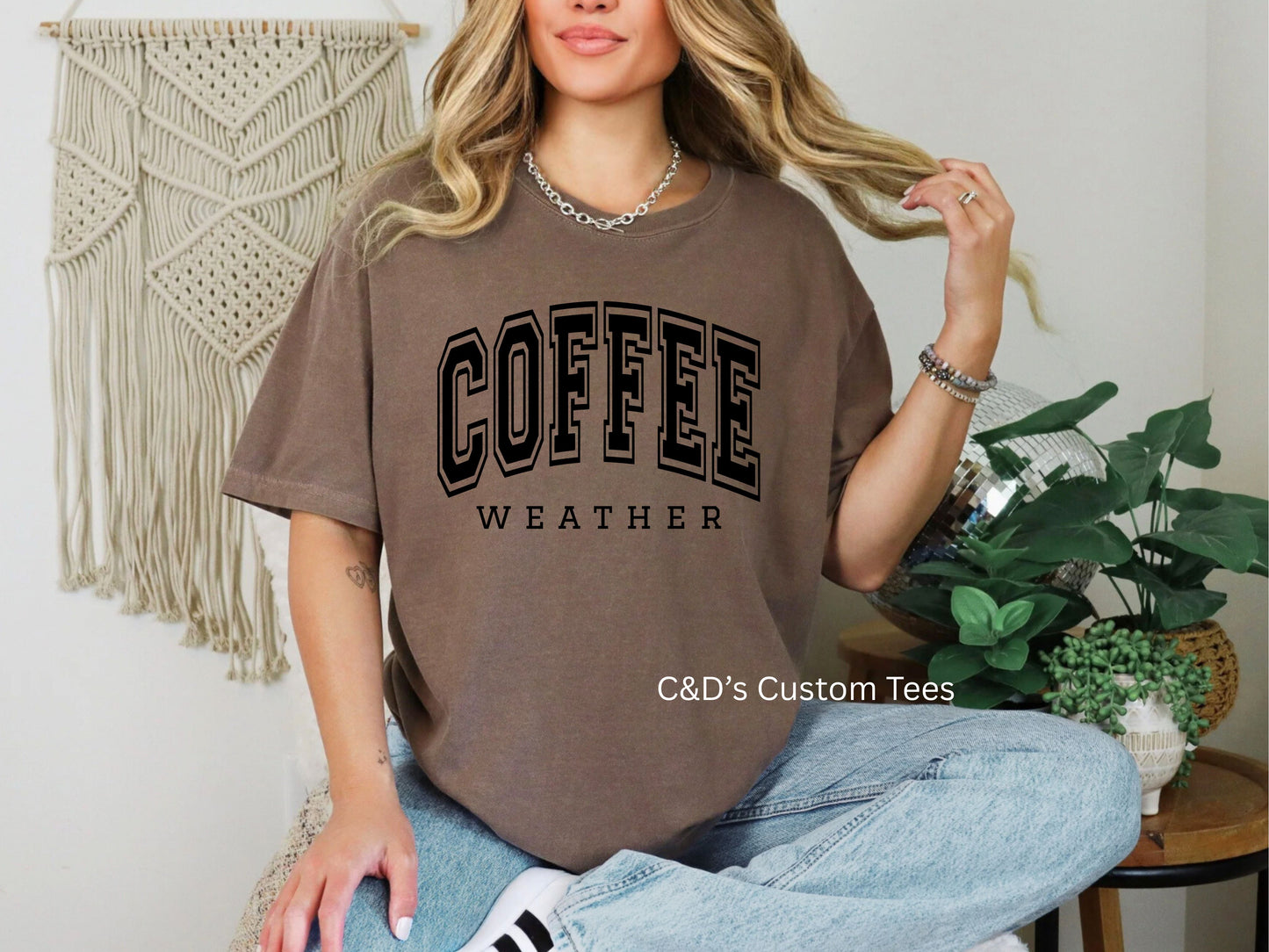 Coffee Weather Comfort Color Tee