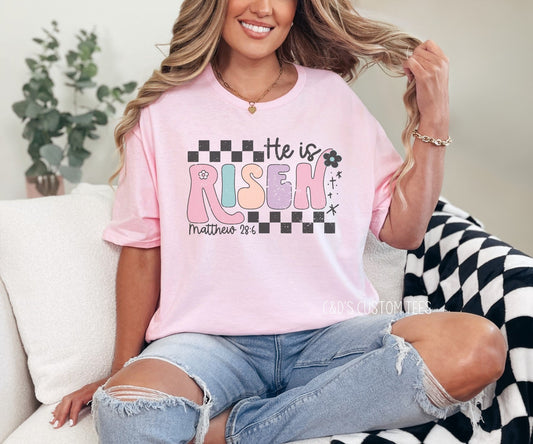 He Is Risen Easter Graphic Tee