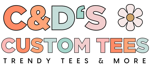 C&D's Custom Tees logo