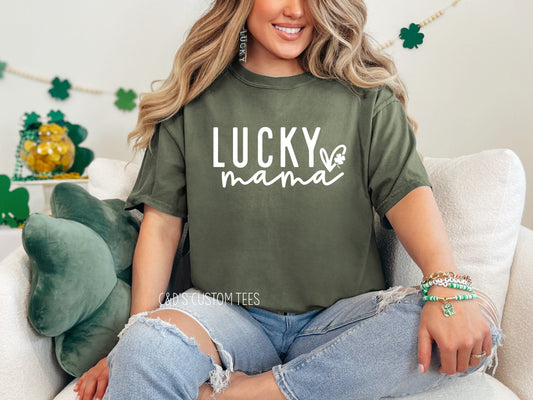 Lukcy Mama Comfort Color Tee