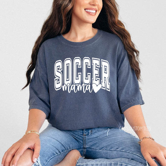 Soccer Mama Comfort Color Tee