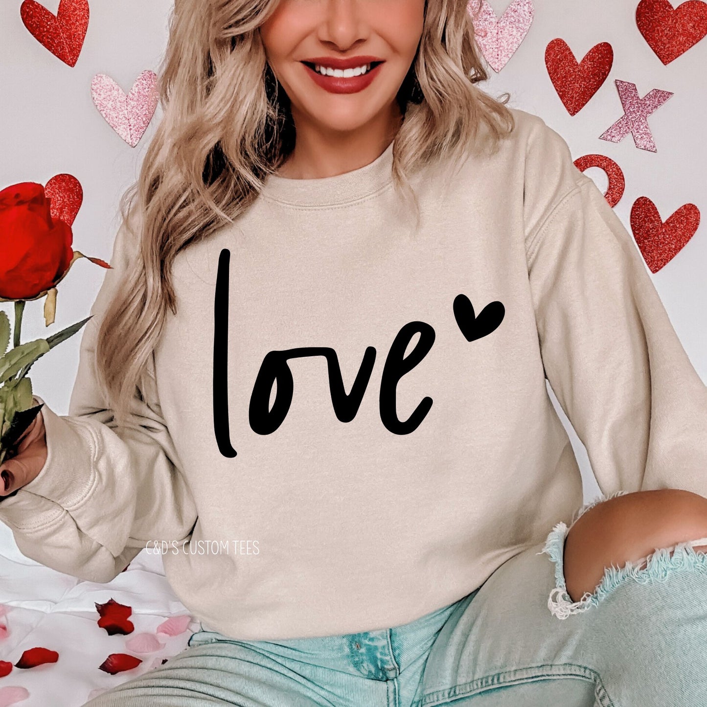Love Heart Sweatshirt
