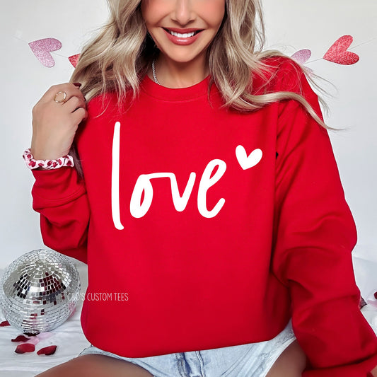 Love Heart Sweatshirt