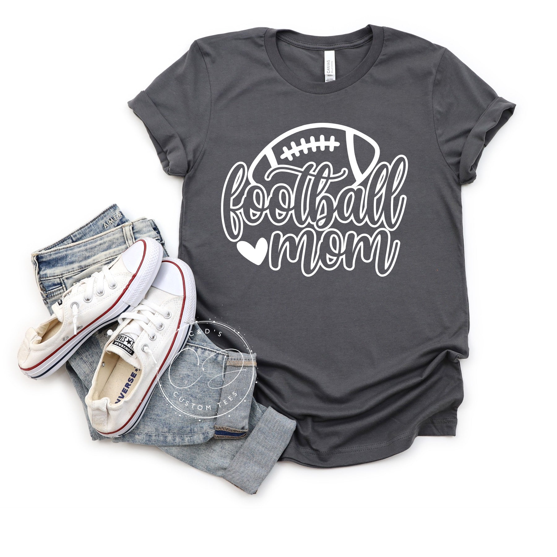 football mom gear Football Mom Shirt – C&D's Custom Tees