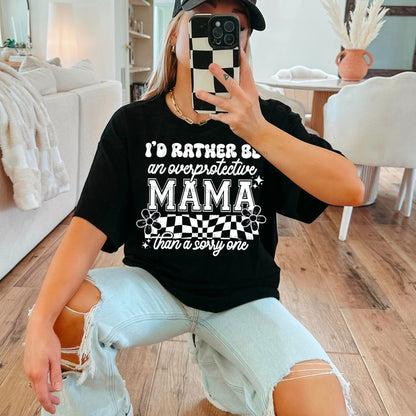 Overprotective Mama Comfort Color Tee