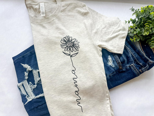 Mama Flower Tee