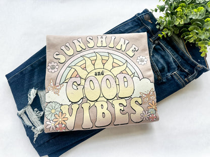 Sunshine Good Vibes Tee