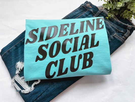 Sideline Social Club Comfort Color Tee