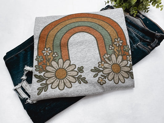 Boho Rainbow Graphic Tee