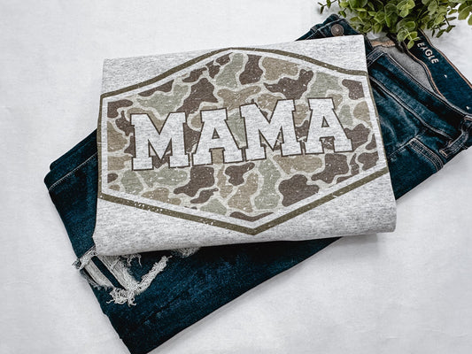 Camo Mama Graphic Tee