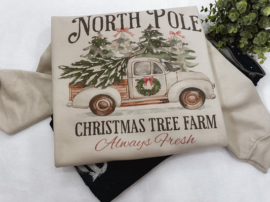 Christmas Tree Farm Graphic Sweatshirt