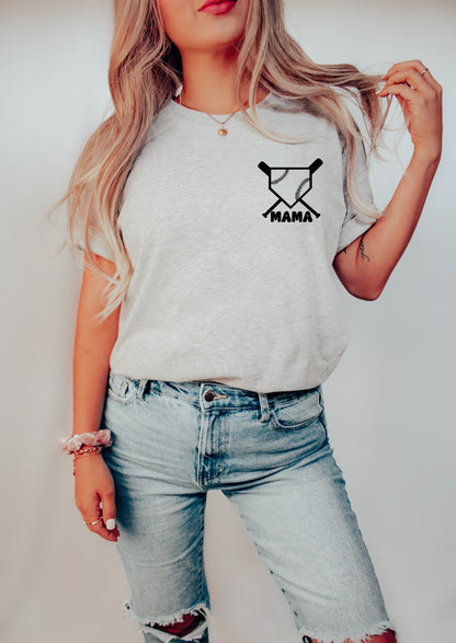 Baseball Mama Pocket Tee