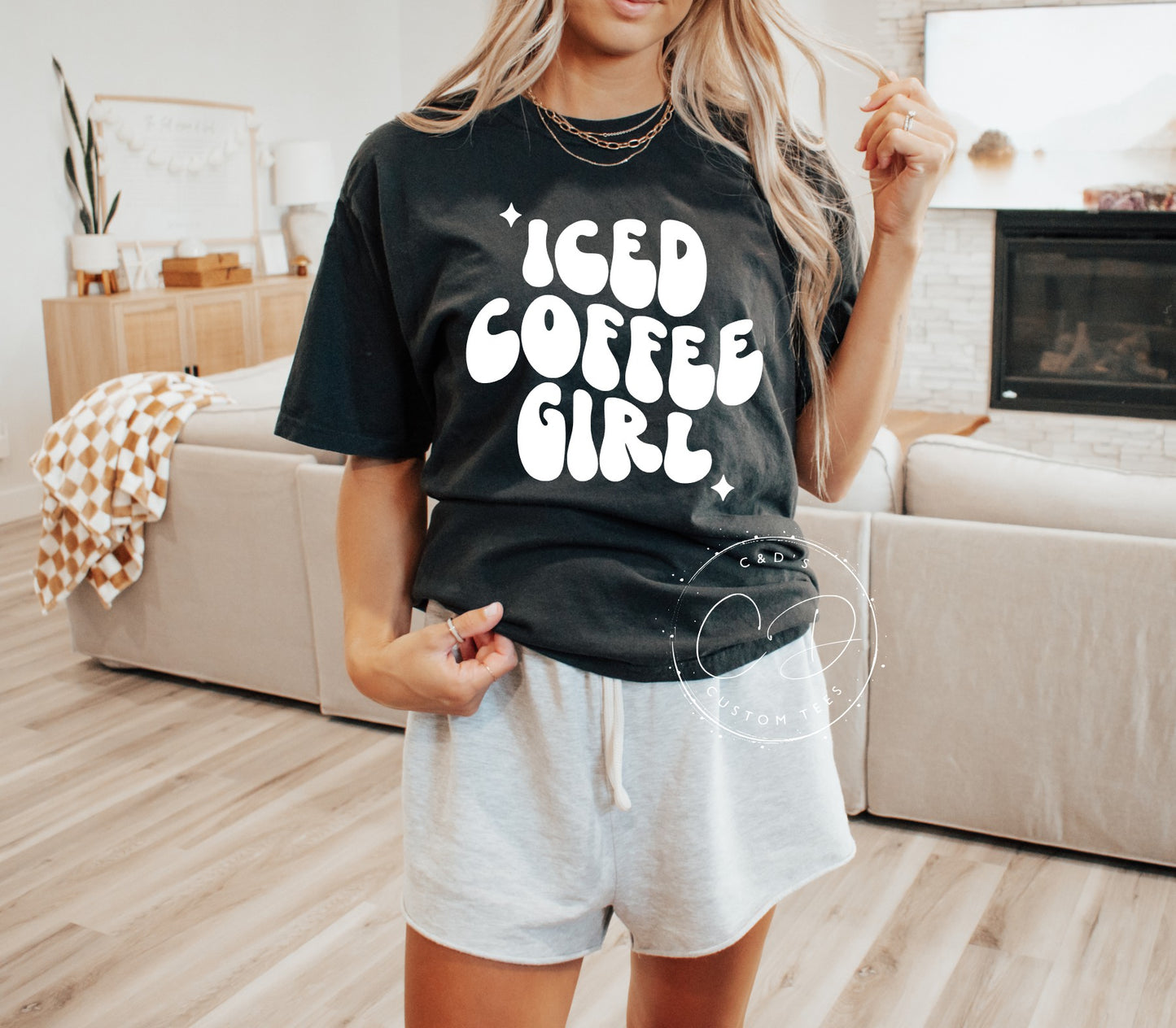 Iced Coffee Girl Tee