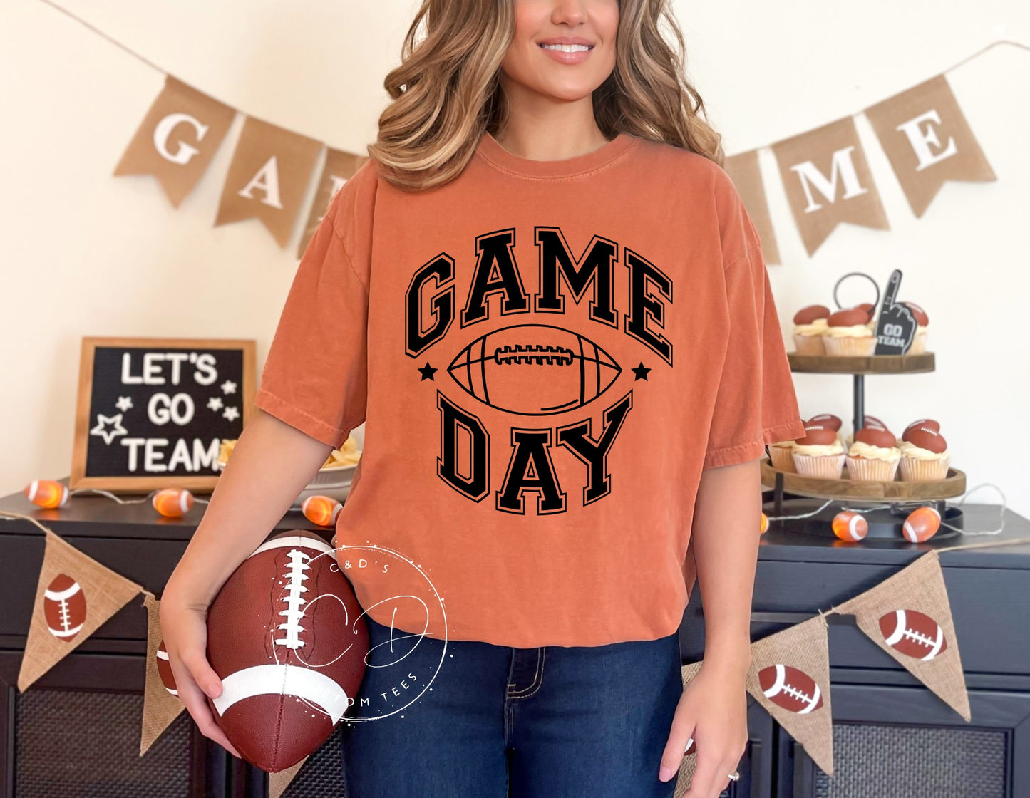 Game Day Football Comfort Color Tee