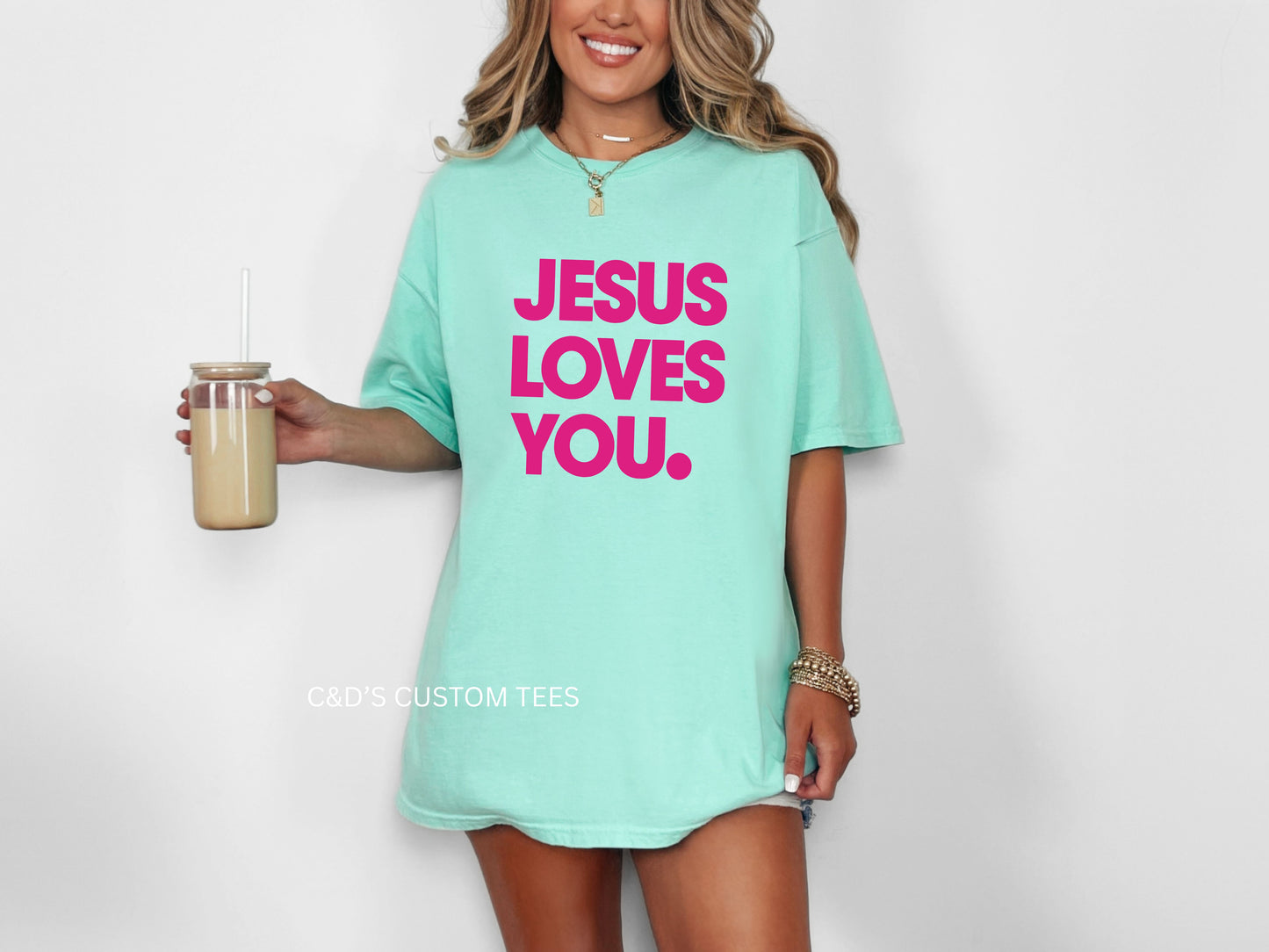 Jesus Loves You Comfort Color Tee
