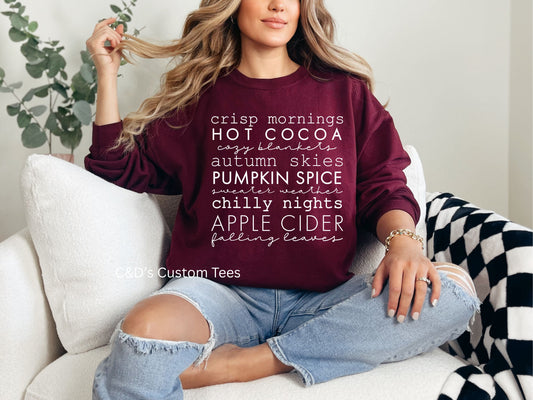 Fall List Sweatshirt
