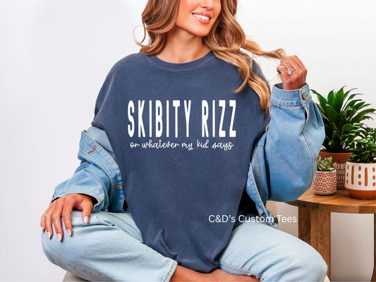 Skibity Rizz Comfort Color Tee