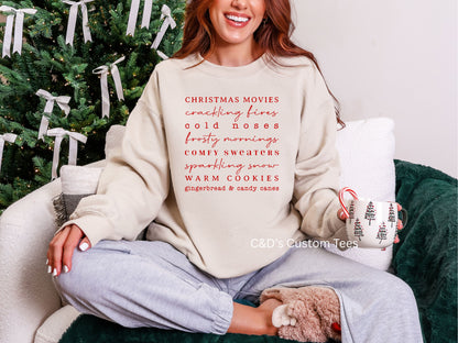 Christmas Words Sweatshirt