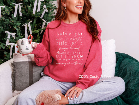 Christmas List Sweatshirt