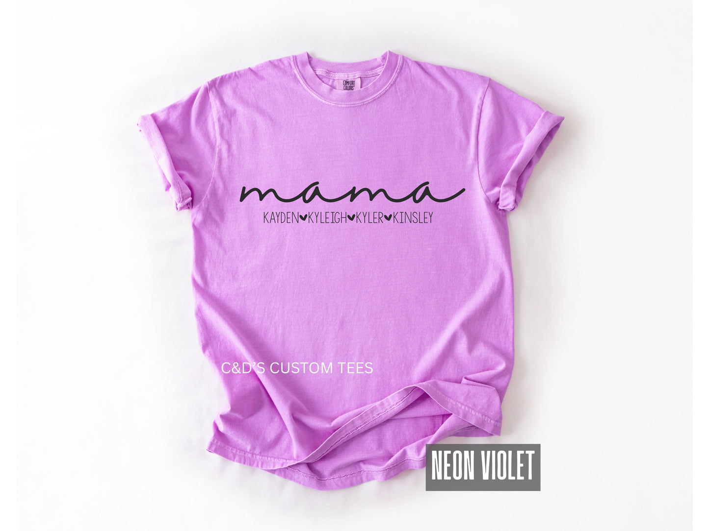 Custom Mama Comfort Color Tee
