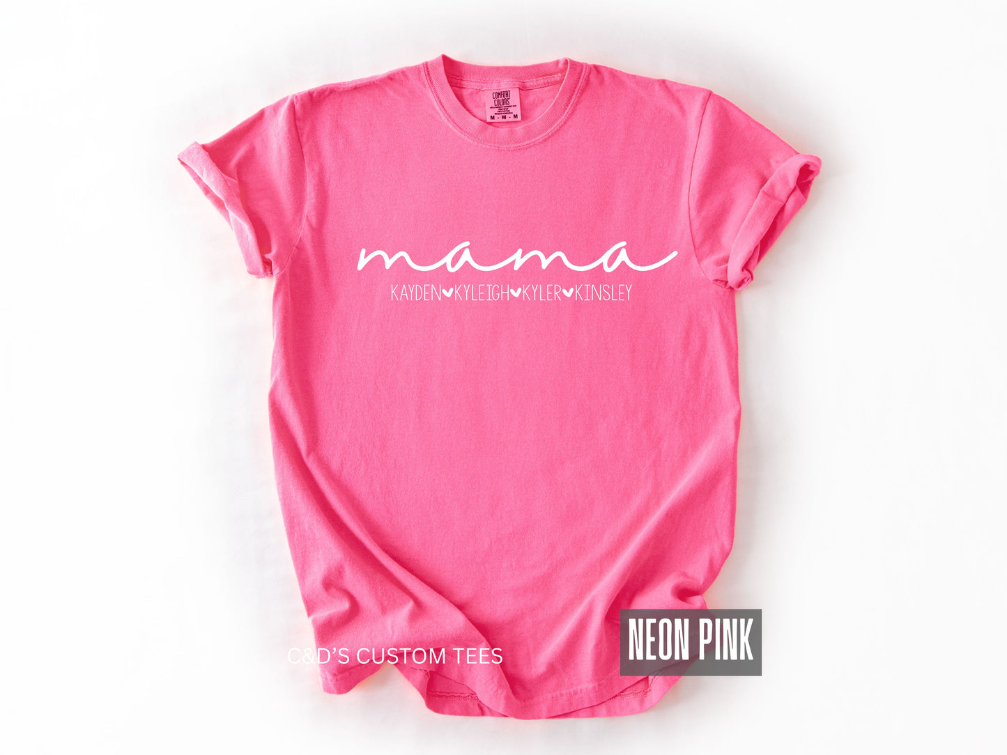 Custom Mama Comfort Color Tee