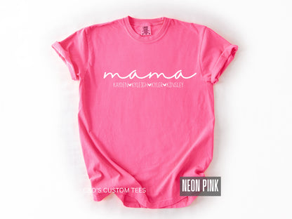 Custom Mama Comfort Color Tee