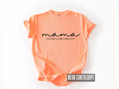Custom Mama Comfort Color Tee