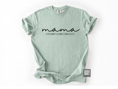 Custom Mama Comfort Color Tee