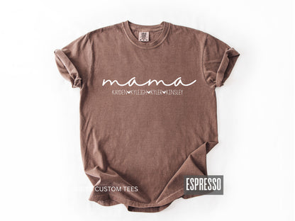 Custom Mama Comfort Color Tee