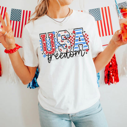 USA Freedom Comfort Color Tee