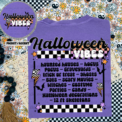 Halloween Vibes Comfort Color Tee