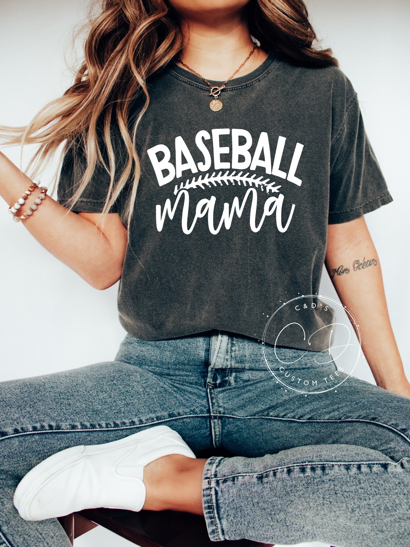 Baseball Mama Comfort Color Tee