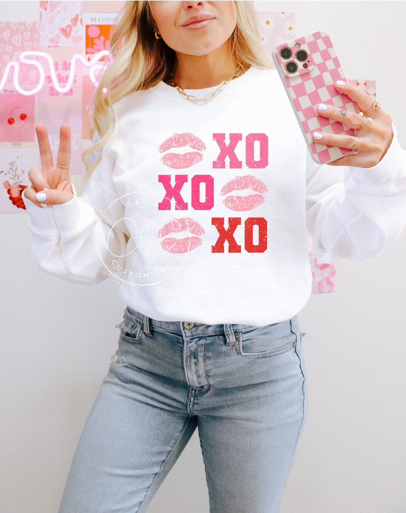 XOXO Graphic Sweatshirt