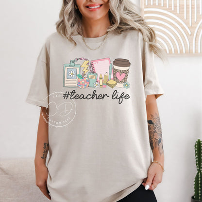 Teacher Life Graphic Tee