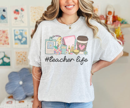 Teacher Life Graphic Tee