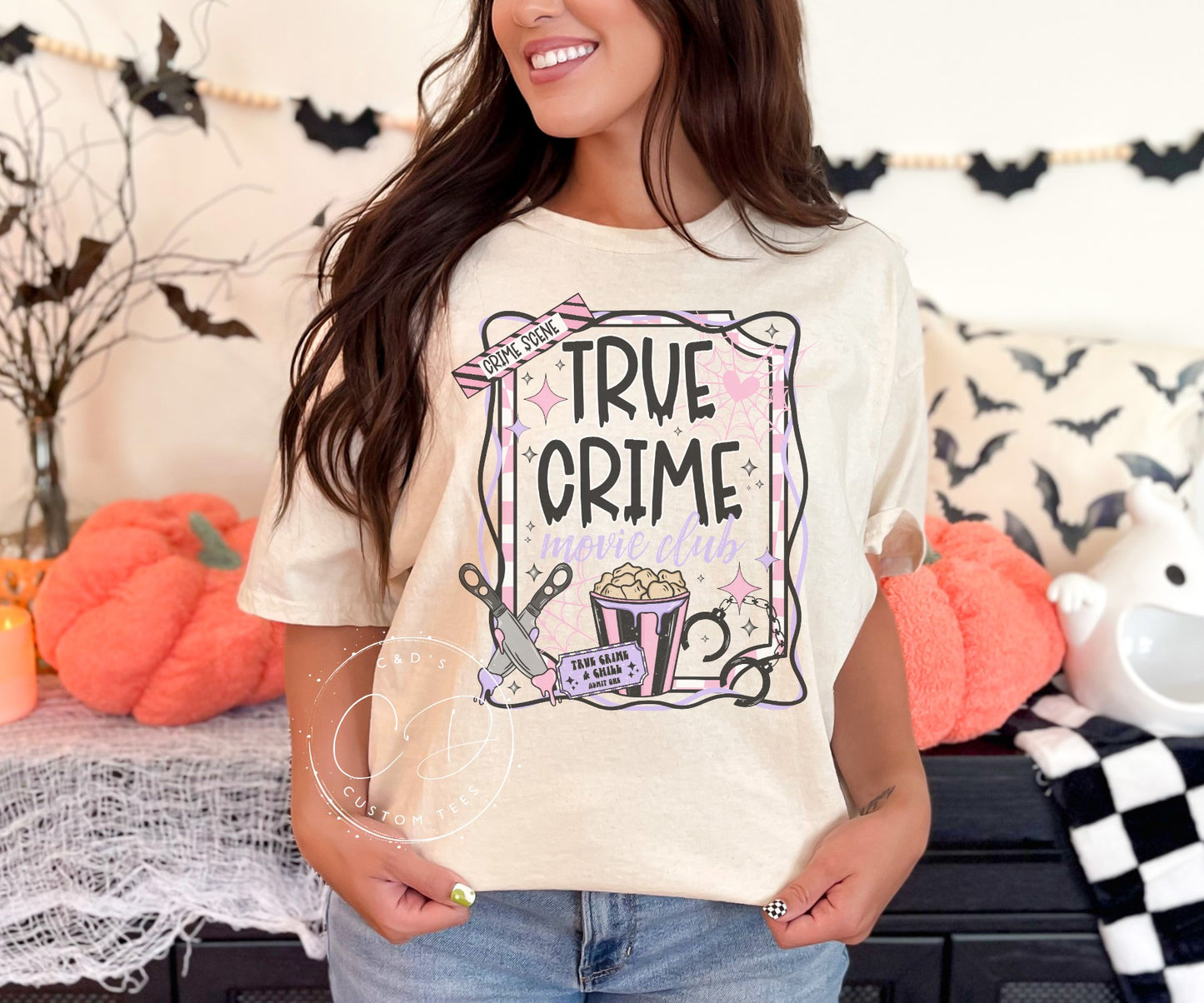 Crime Junkie Halloween Graphic Tee